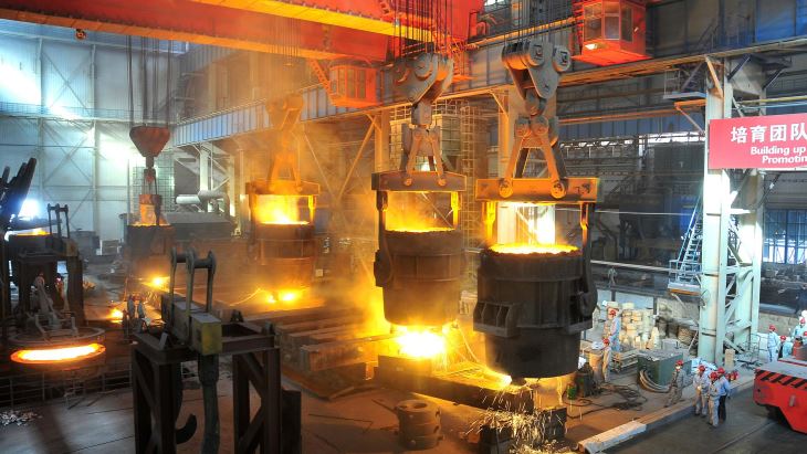 Furnace Foundry 320t Casting Overhead Ladle Crane för stålverk
