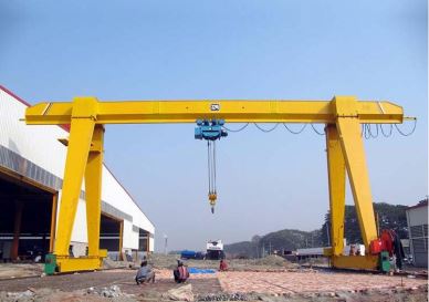 Fabriks Tillverkad 10 Ton Electric Hoist Single Girder Gantry Crane
