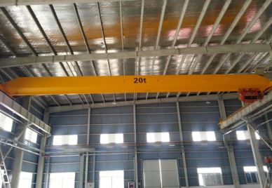 Nya trådlösa fjärrkontrollen Single Girder Overhead Crane 3 T Pris