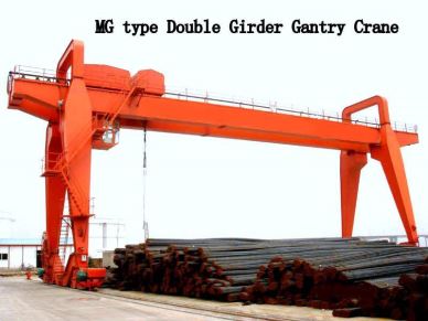 Trådlös fjärrkontroll Dubbel huvudbåge 50 Ton Portal Gantry Crane