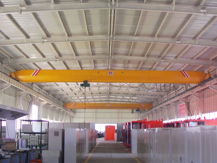 Electric Single Girder Overhead Bridge Crane med bästa reservdelar